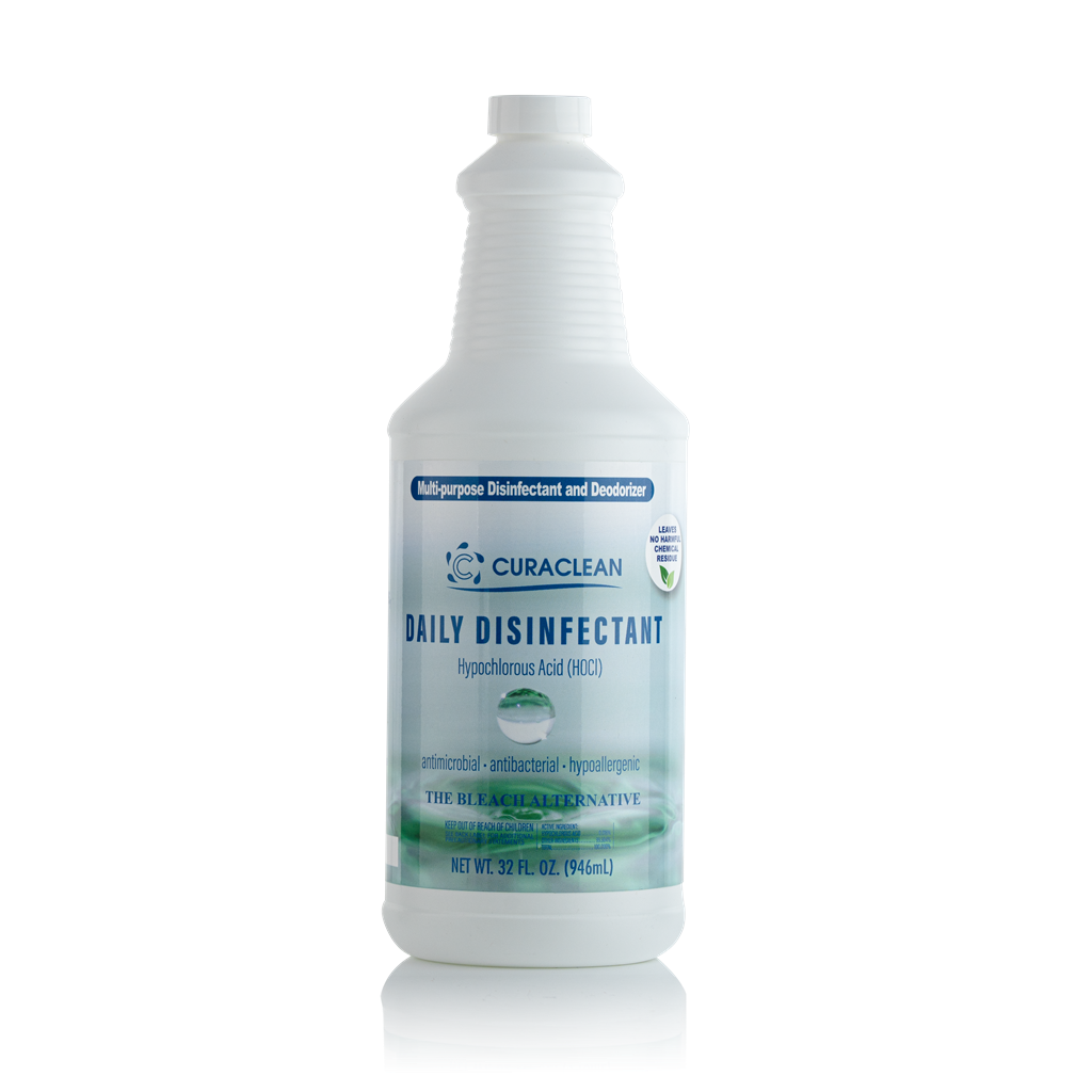 32 oz bottle of CuraCleaner disinfectant
